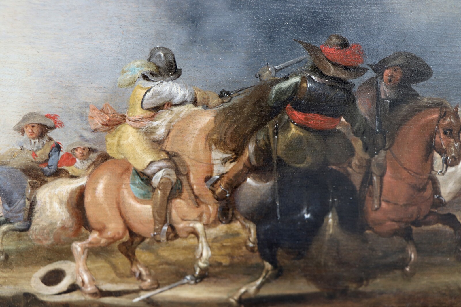 A cavalry skirmish