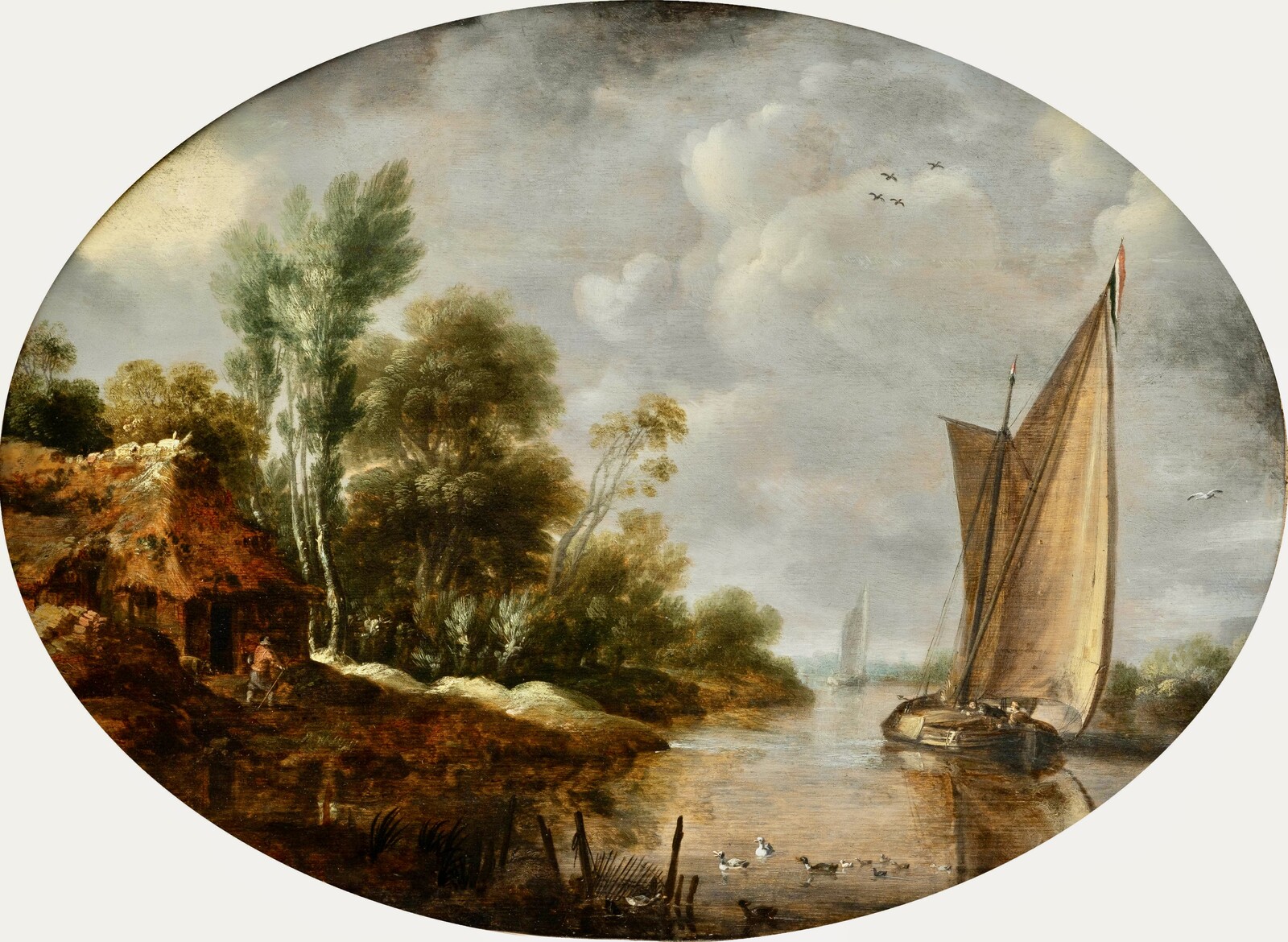 A river landscape