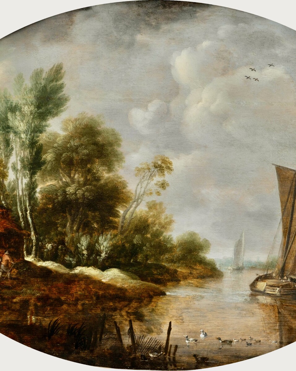 A river landscape