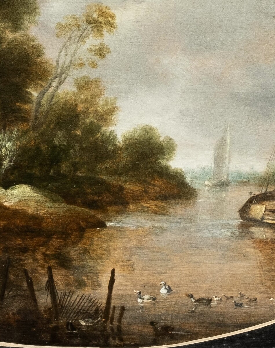 A river landscape