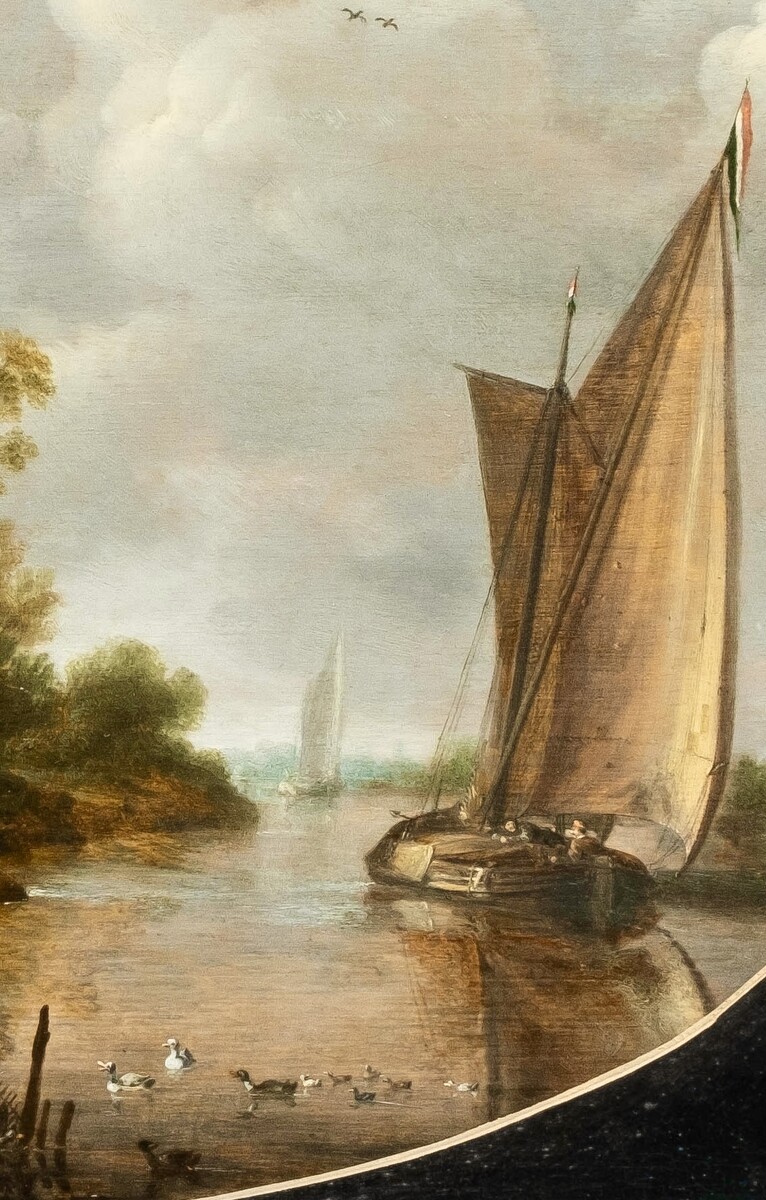 A river landscape