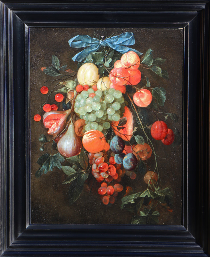 A Swag Of Fruit Heem Cornelis De Still Lifes And Animal Scenes Jean Moust