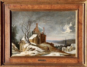 A winter landscape