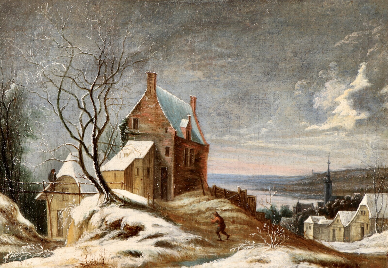 A winter landscape