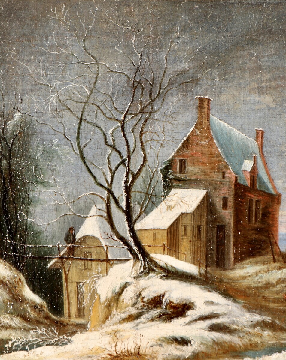 A winter landscape