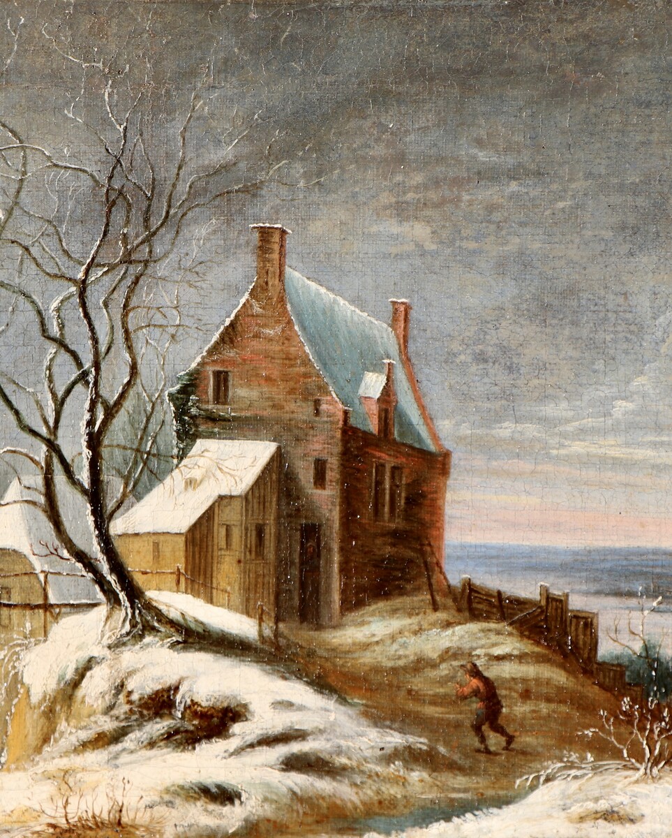 A winter landscape