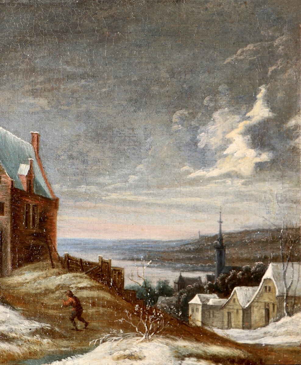 A winter landscape