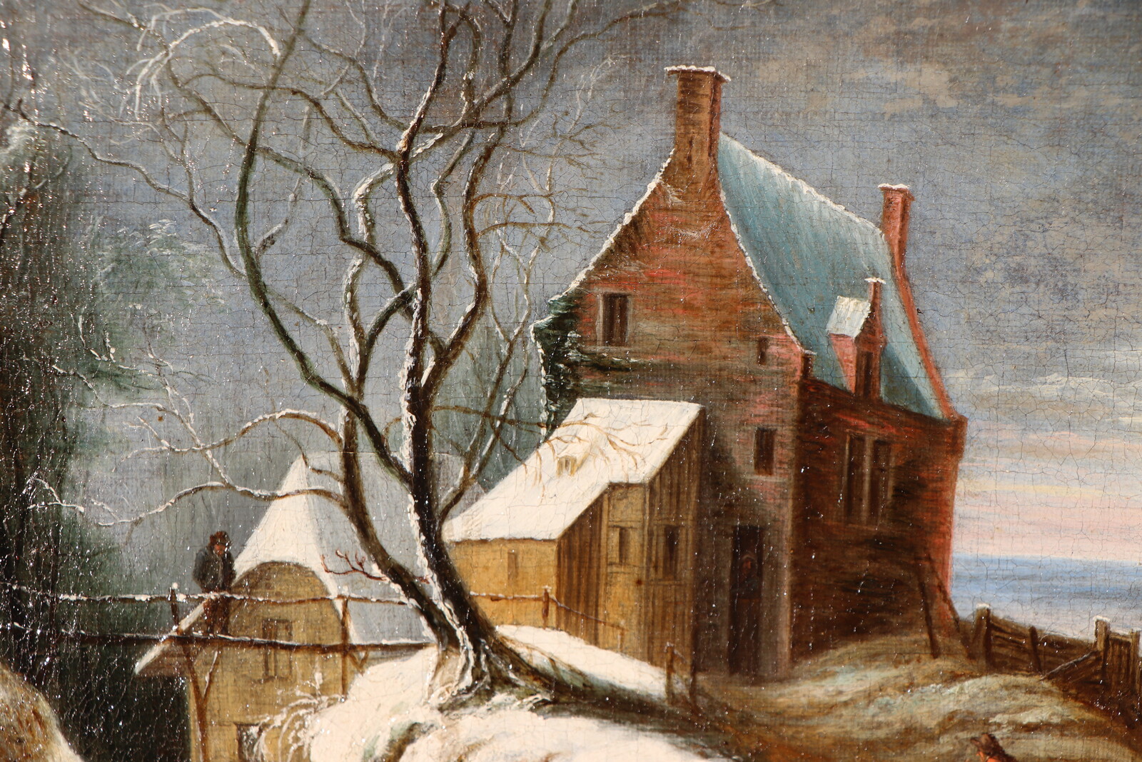 A winter landscape