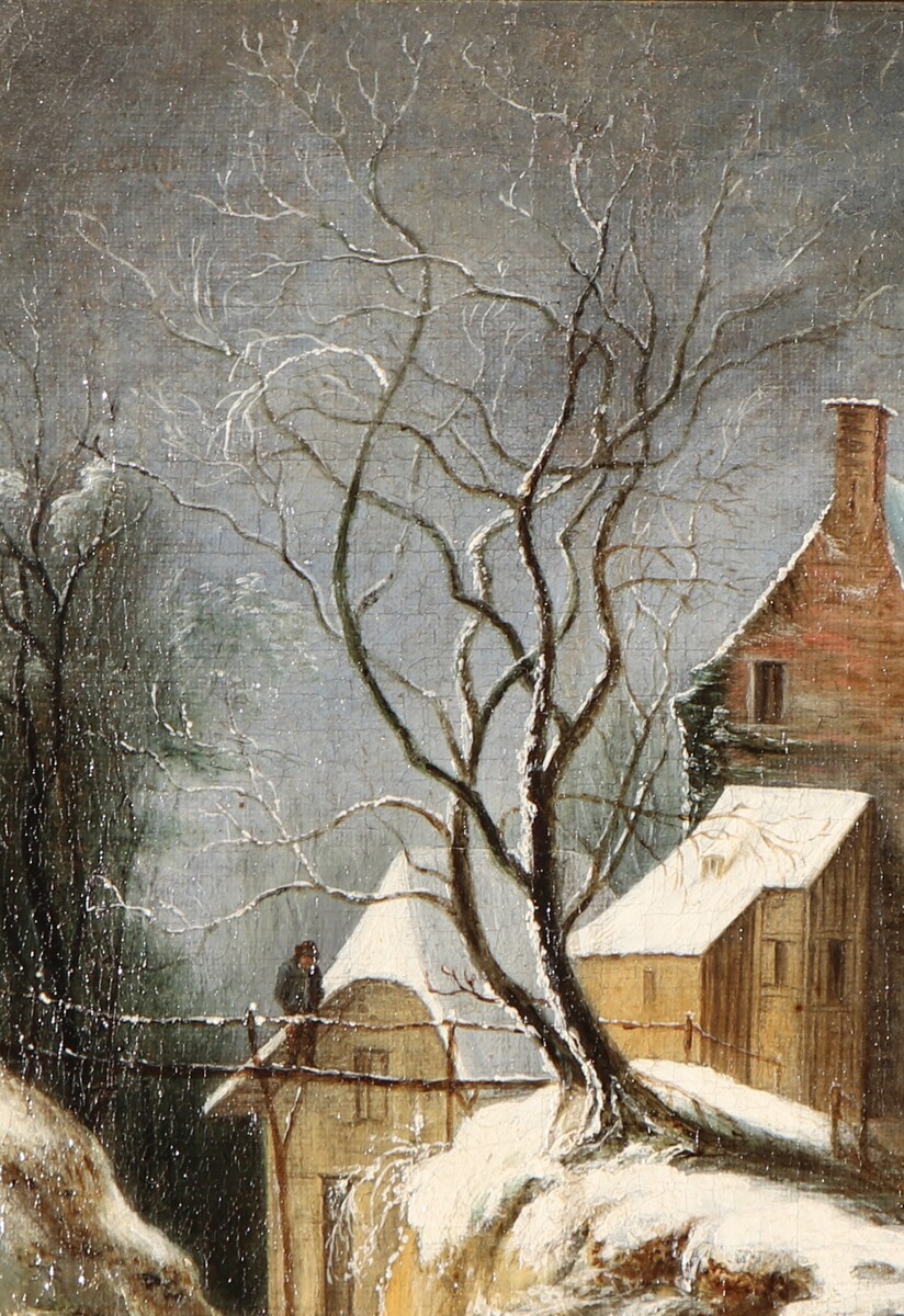 A winter landscape