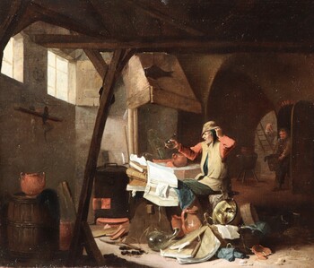 An alchemist at work