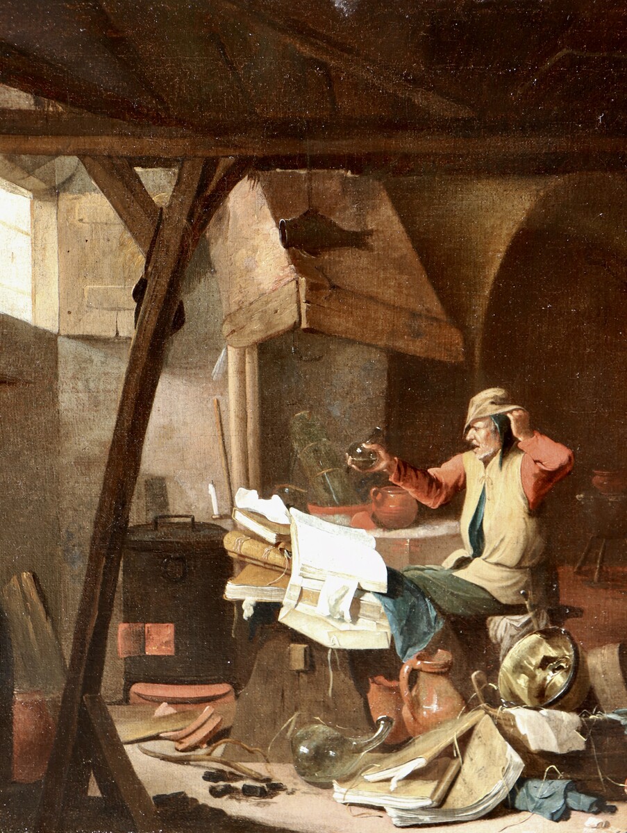 An alchemist at work