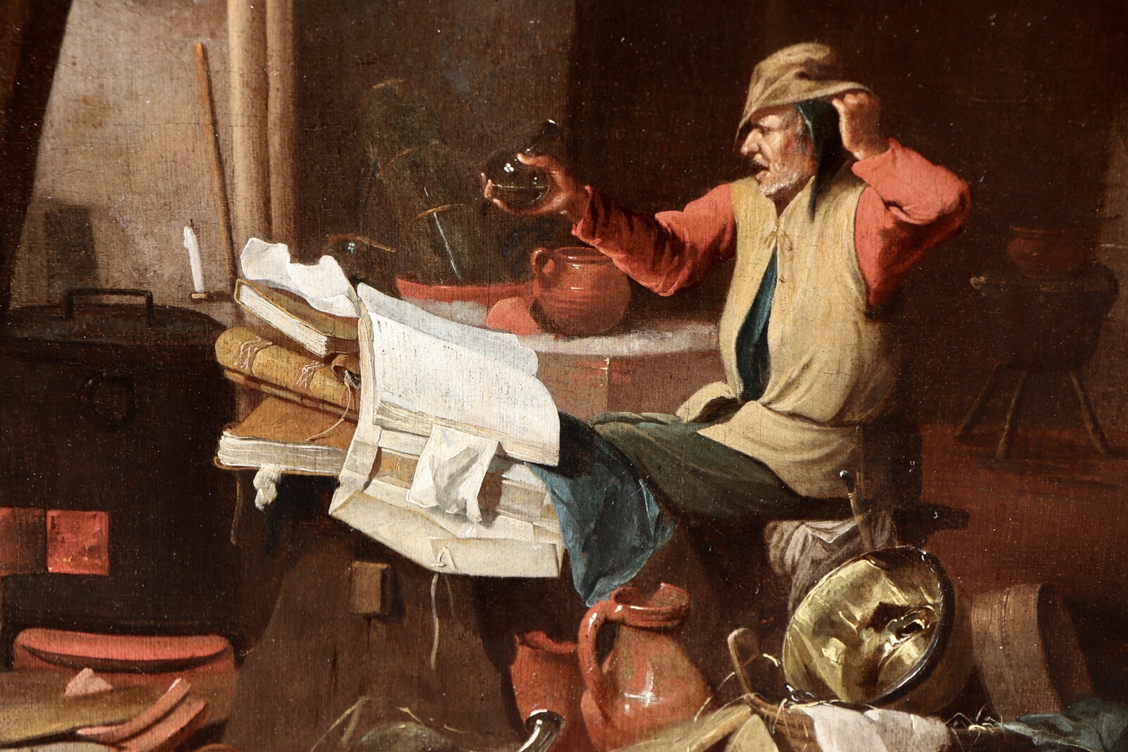 An alchemist at work