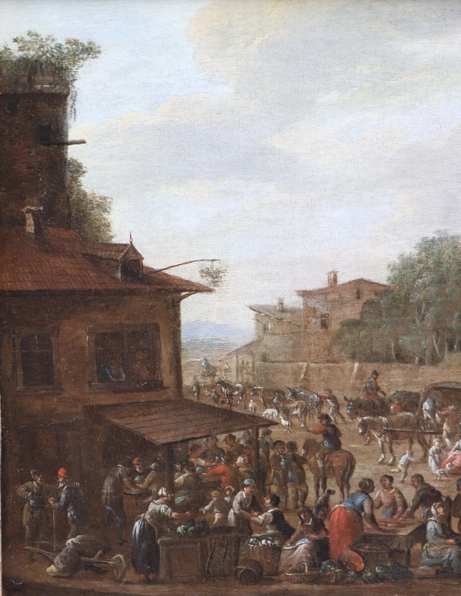 Italian market scene