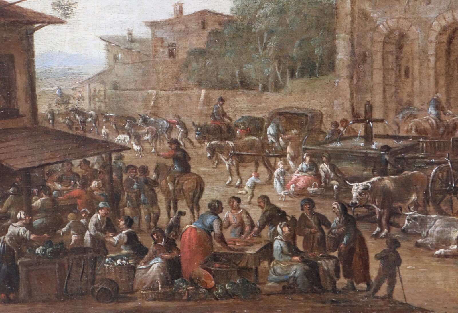 Italian market scene