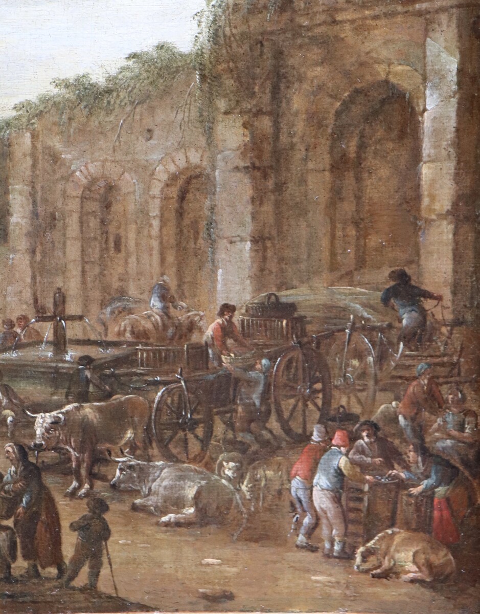 Italian market scene