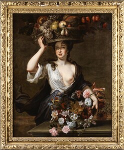 Portrait of a lady as the goddess Flora