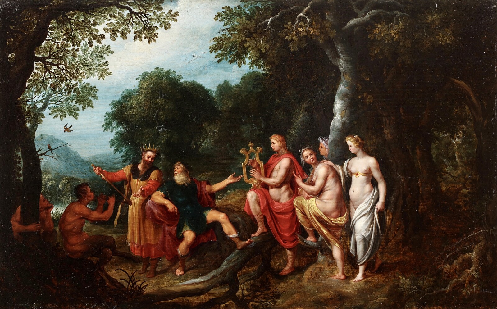 The judgement of Midas in the musical contest between Apollo and Pan ...