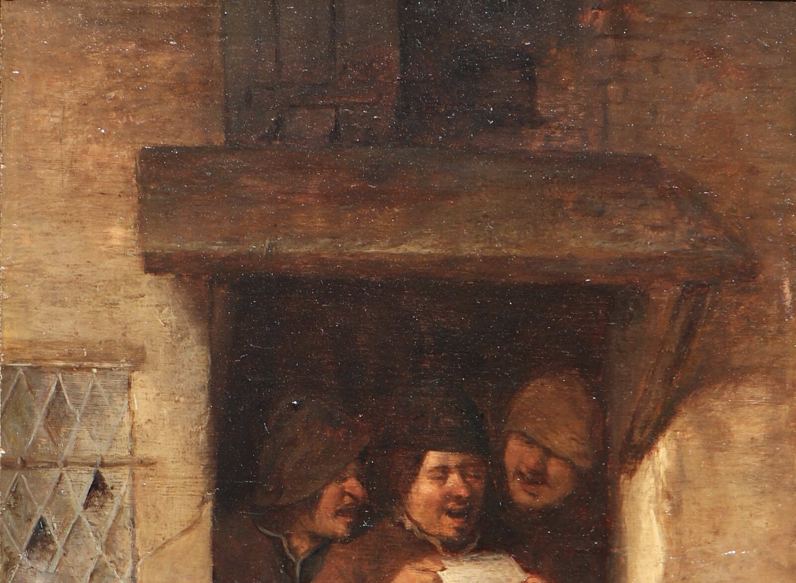 Three Rhetoricians singing at a window